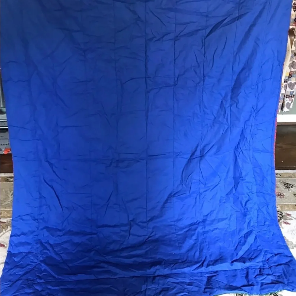 Rare Vintage 1970’s Handmade Snowman 4 Foot Holiday Quilt